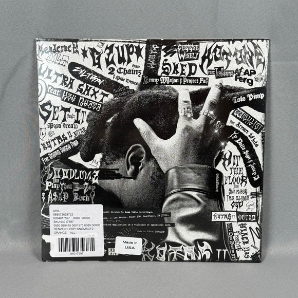 Denzel Curry King Of Mischievous South Vol 2 LP Vinyl UO Orange Exclusive New - Picture 4 of 5